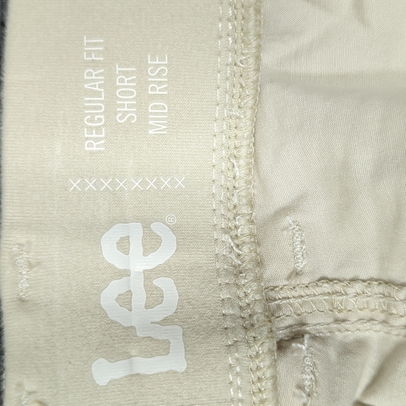 𝅺LEE Women's Midrise 5" Cargo Short In Rainy Day 22‎ M New - Picture 6 of 9